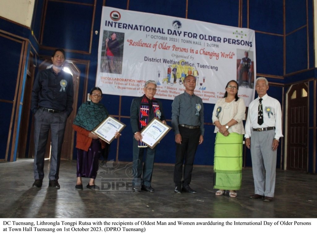 International Day of Older Persons 2023 commemorated in Nagaland ...