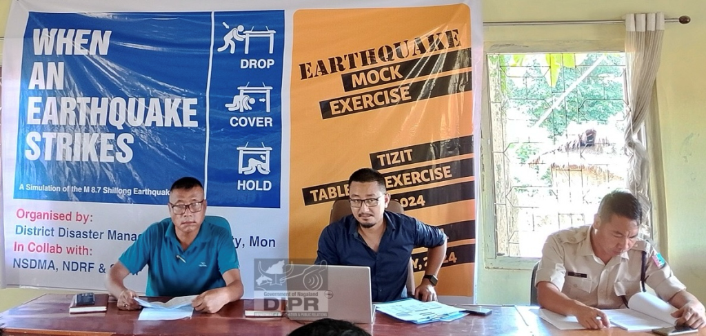 DDMA Mon hold Tabletop Exercise for earthquake mock exercise in Tizit ...