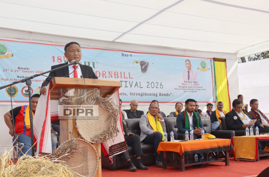 18th Bishu Mini Hornbill Tribal Festival begins at Chumoukedima ...