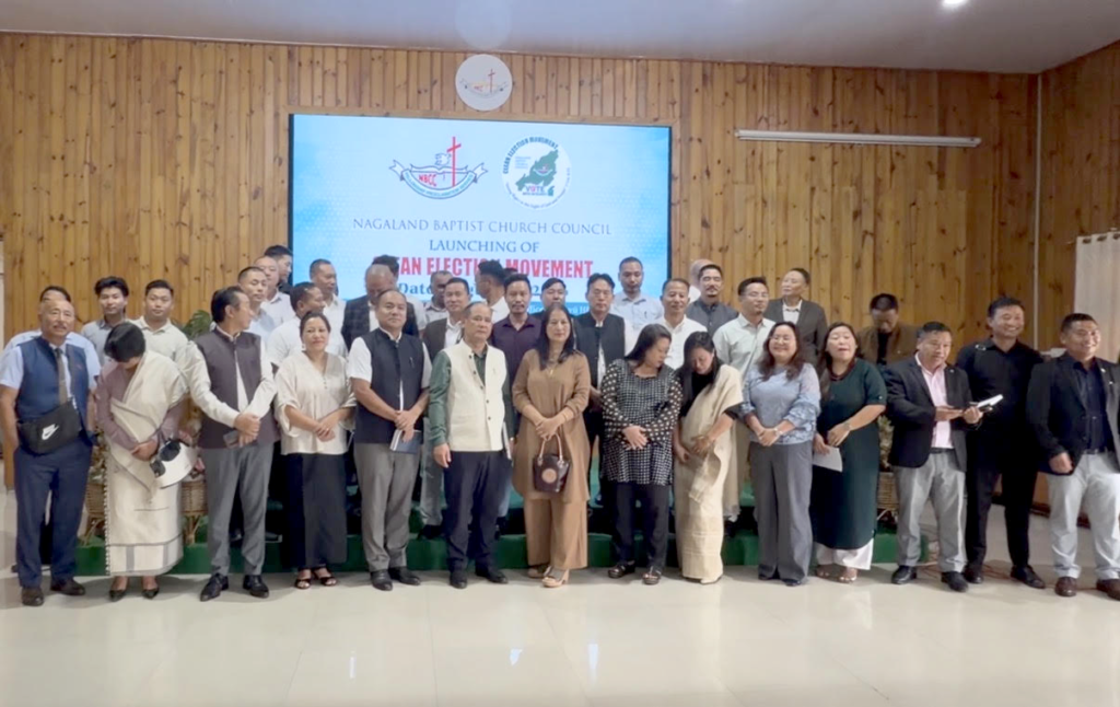 NBCC launches Clean Election Movement in Nagaland, renewing call for ethical voting and responsible citizenship; movement traces origins to 1975